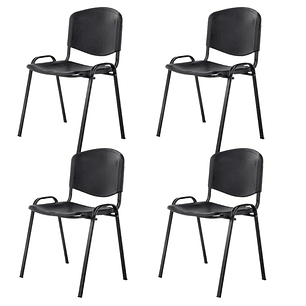 Pack 4 Sillas Iso Casino PVC