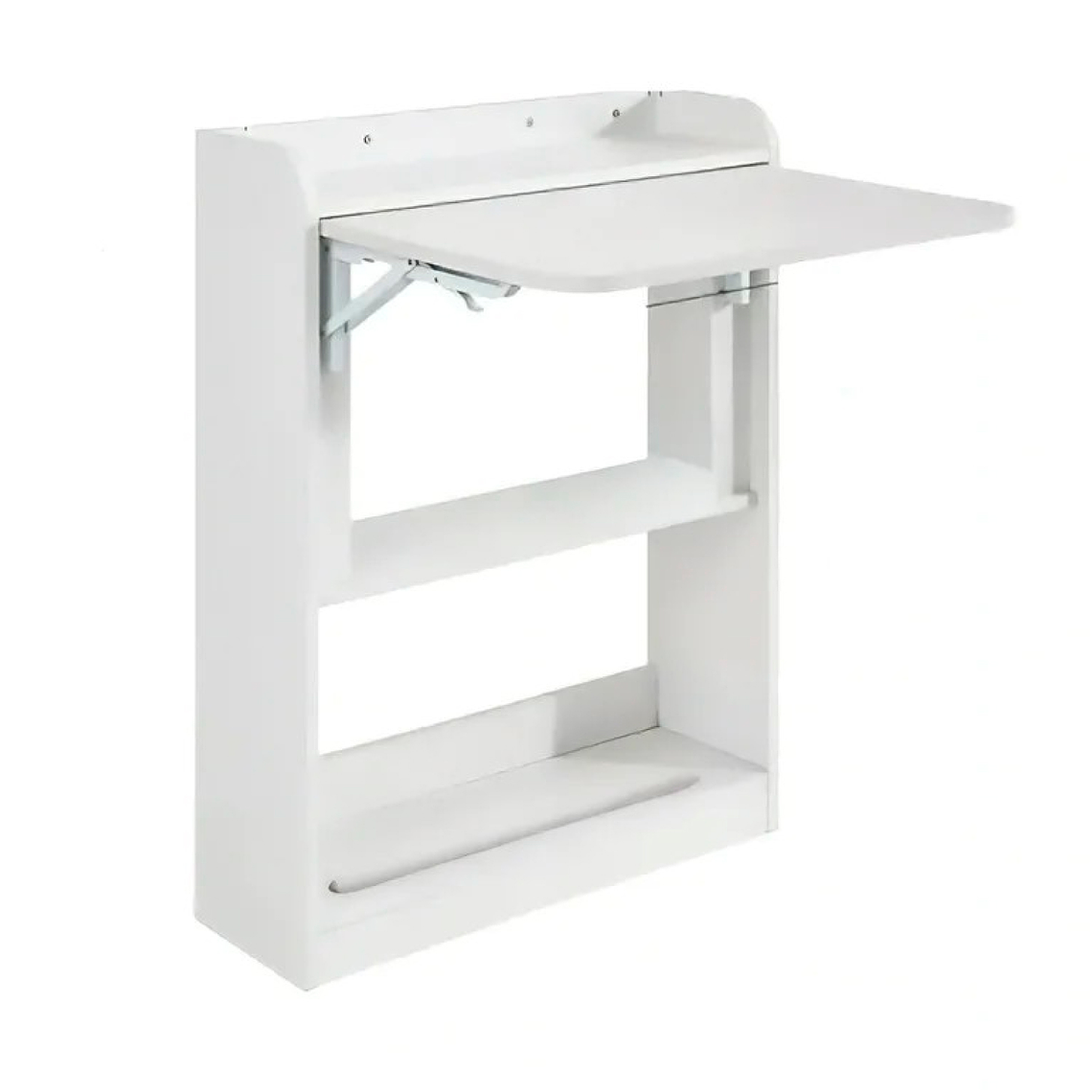 Escritorio Multifuncional Blanco - Compacto con Estanterías 3