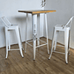 Mesa Tolix Bar - Madera - Miniatura 6