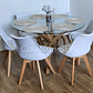 Comedor Warwick 120cm + 6 Sillas Tulip - Miniatura 14