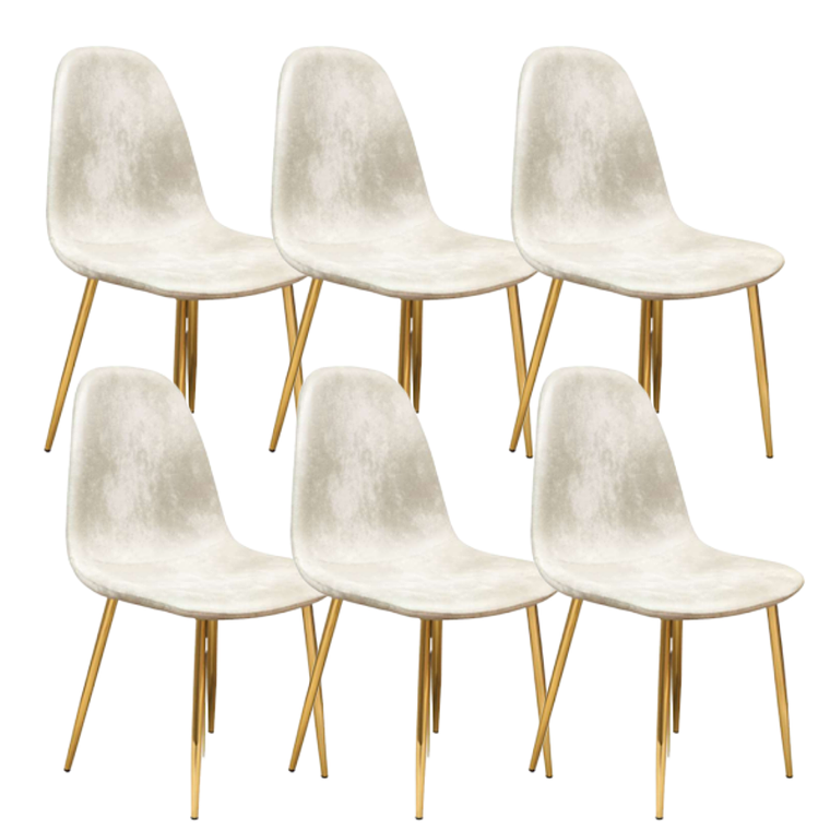 Pack 6 Sillas Scoop Vintage Gold 4