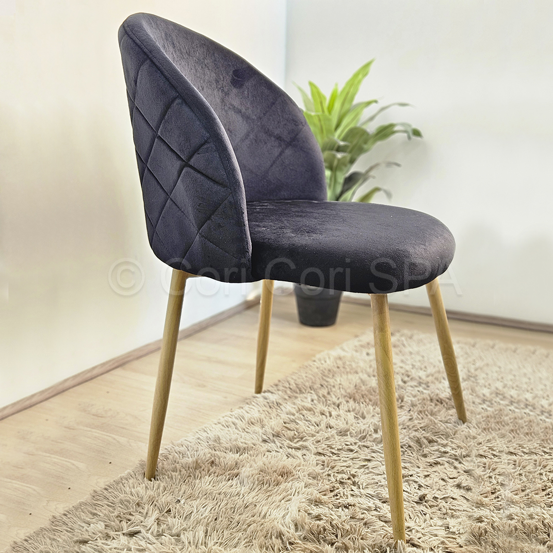 Comedor Medlock 130 x 80cm + 4 Sillas Bread Wood  9