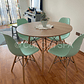 Comedor Mesa Wood 100cm + 4 Sillas Eames - Miniatura 9