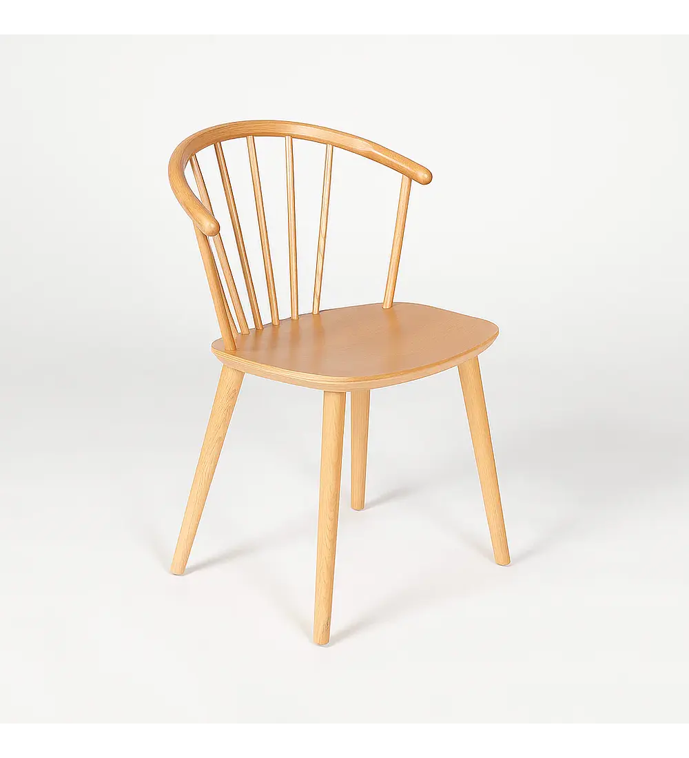 Silla Lykke de Madera - Natural