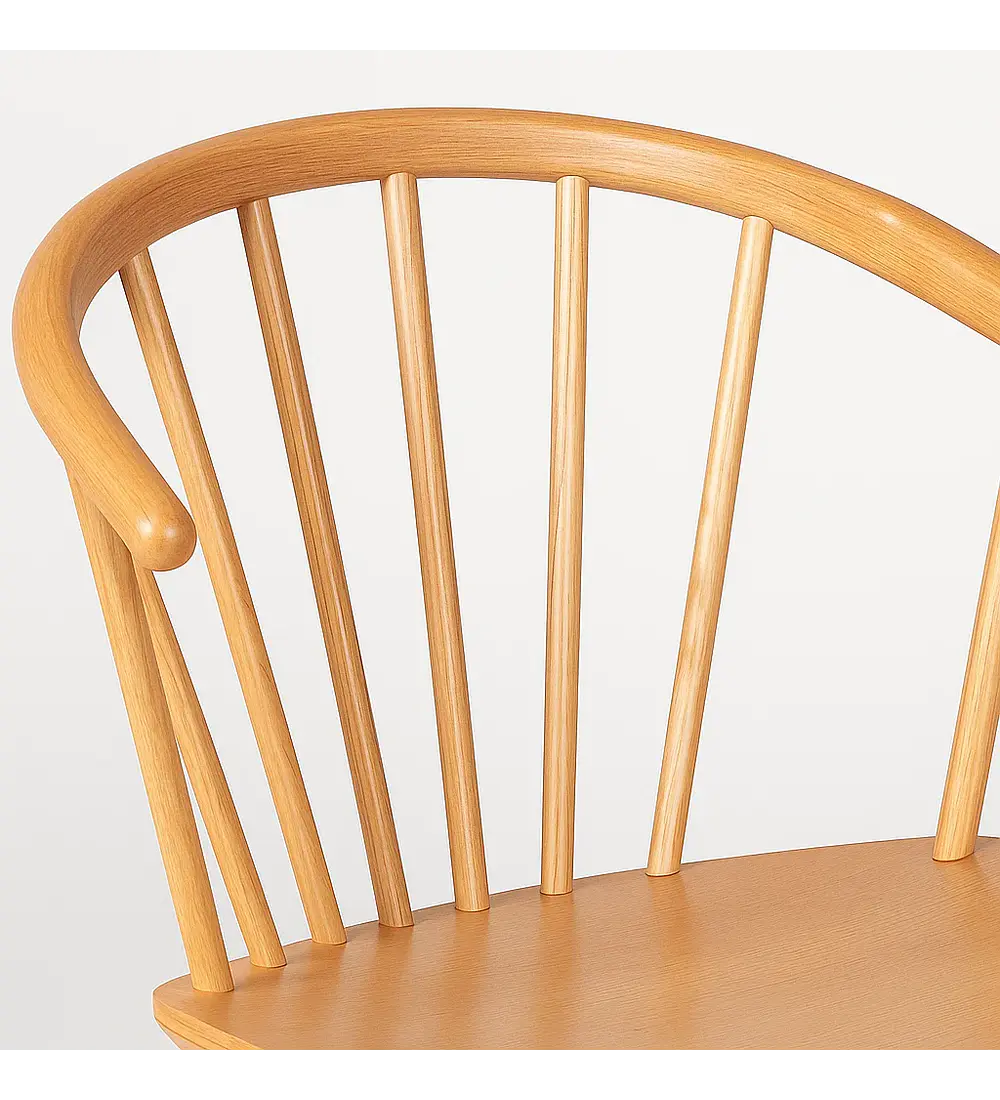 Silla Lykke de Madera - Natural
