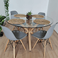 Comedor Warwick 120cms + 4 Sillas Eames  - Miniatura 5