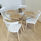 Comedor Warwick 120cms + 4 Sillas Windsor - Miniatura 1