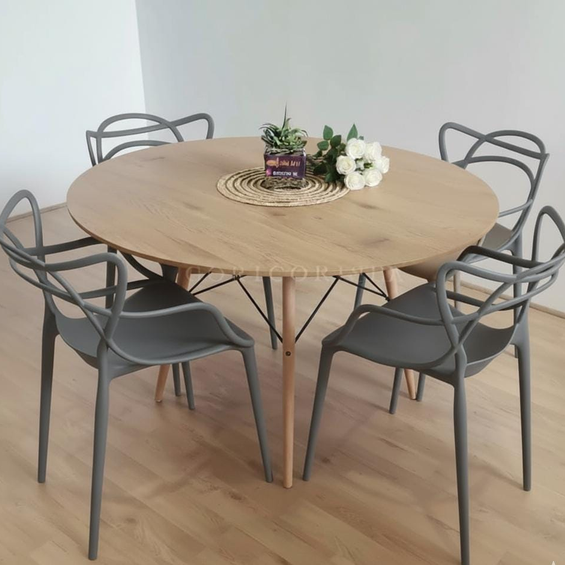Comedor Mesa Wood 120cms + 4 Sillas Master  14