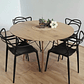 Comedor Mesa Wood 120cms + 4 Sillas Master  - Miniatura 15