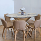 Comedor Mesa Warwick 120cms + 6 Sillas Mariposa Wood  - Miniatura 7