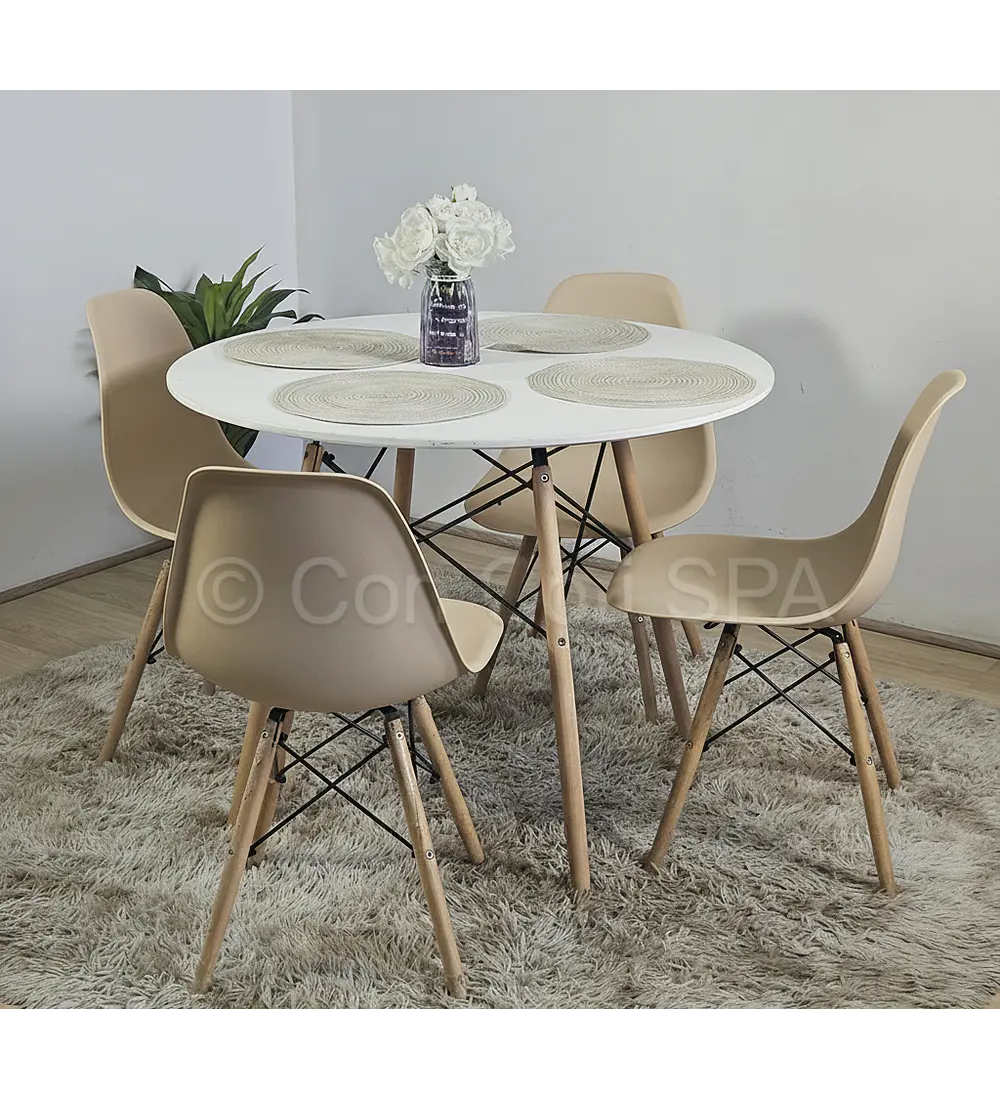 Mesa Eames Redonda 80cms 