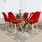 Comedor Medlock 130 x 80cm + 6 Sillas Tulip - Miniatura 5