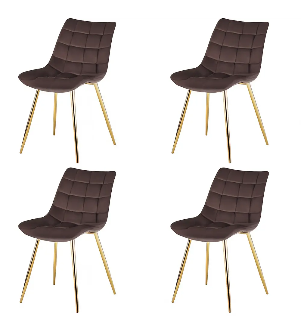 Pack 4 Sillas Capitonne Top Gold