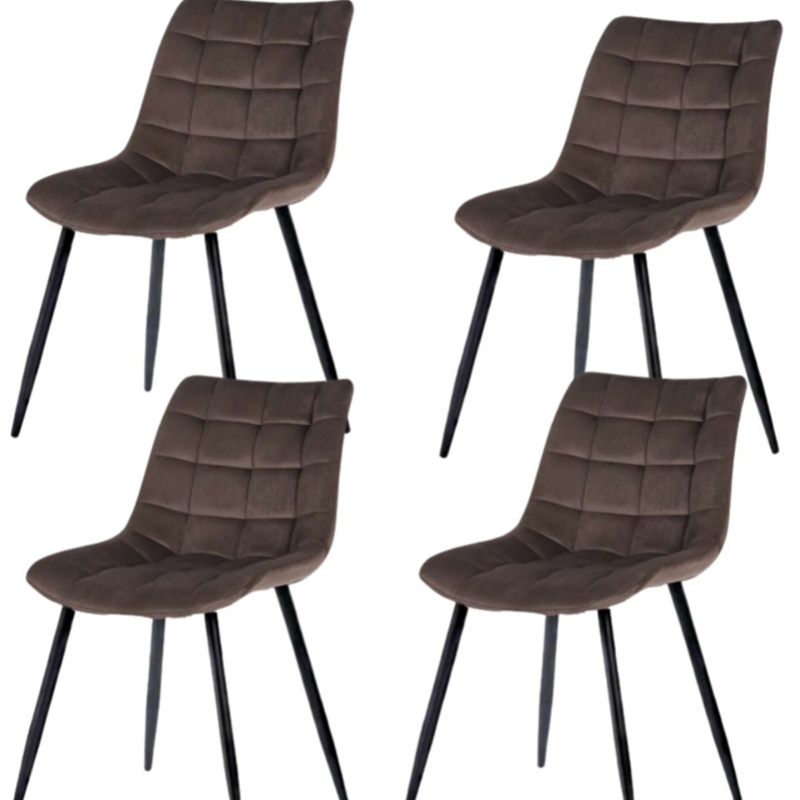 Pack 4 Sillas Capitonne Top Black 4