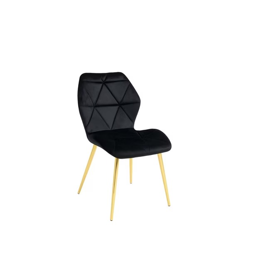 Silla Fiori Velvet Gold