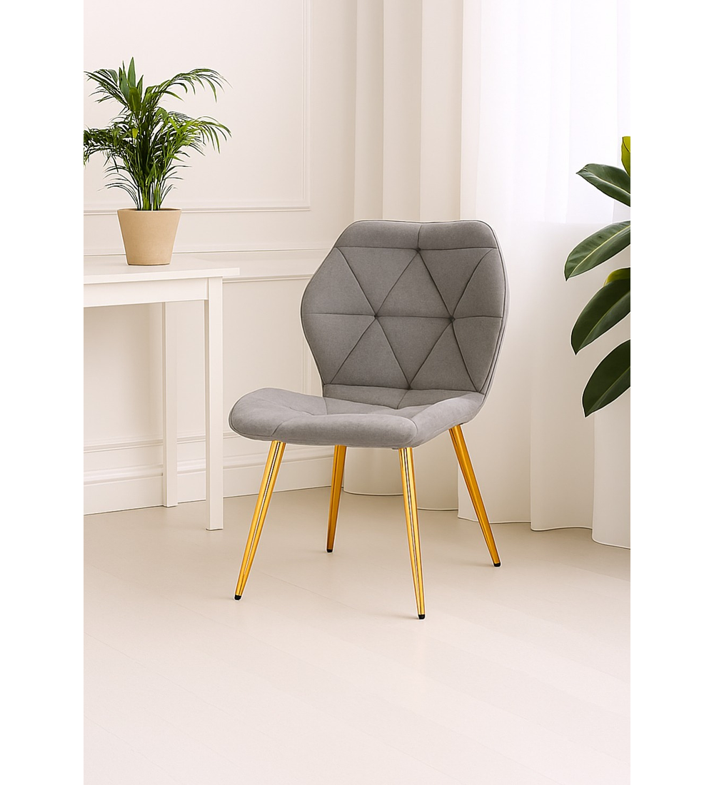 Silla Fiori Velvet Gold