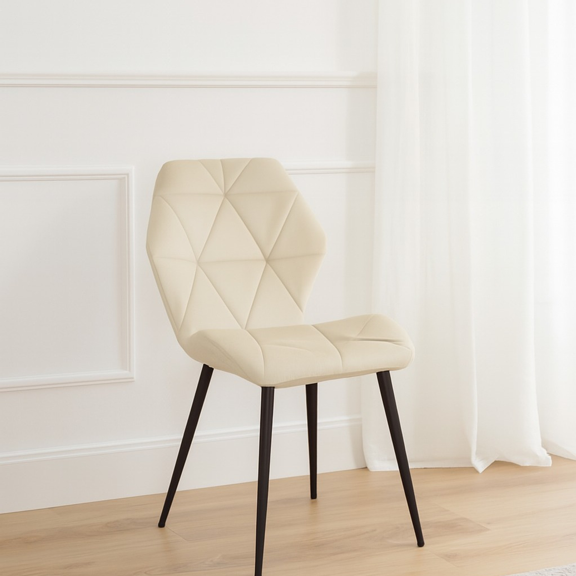 Silla Fiori Velvet Black 3