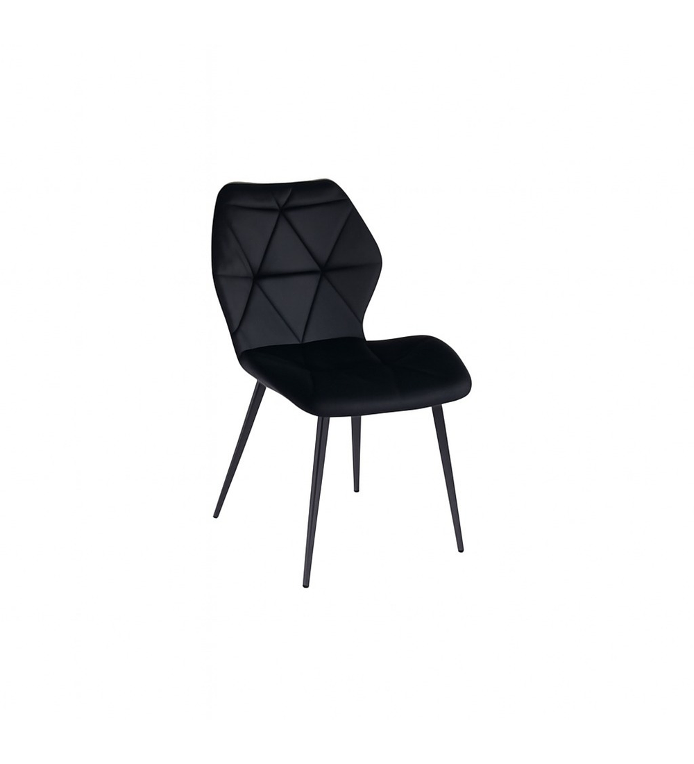 Silla Fiori Velvet Black