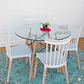 Comedor Mesa Eames 100cms Vidrio + 4 Sillas Windsor  - Miniatura 10