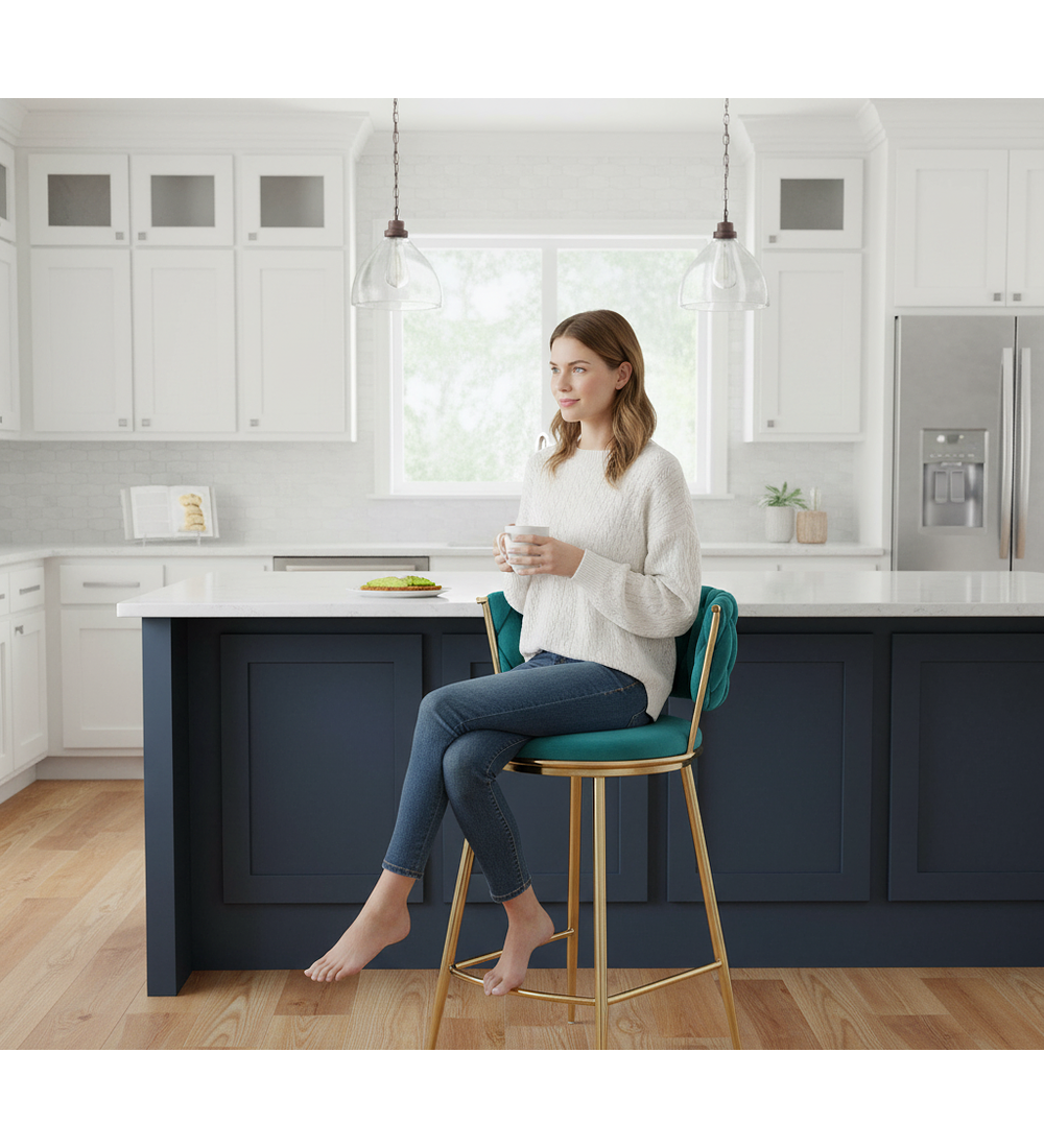 Taburete Bar Queen Fijo