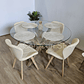 Comedor Mesa Warwick 100cms + 4 Sillas Mariposa Wood  - Miniatura 13