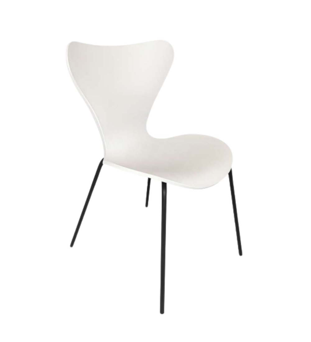 Silla Corazón PP Black