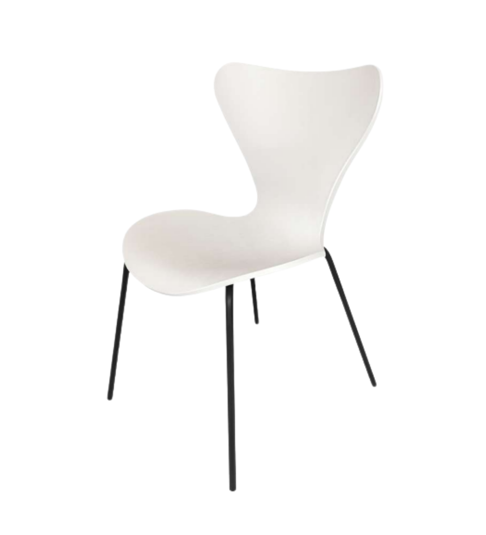 Silla Corazón PP Black