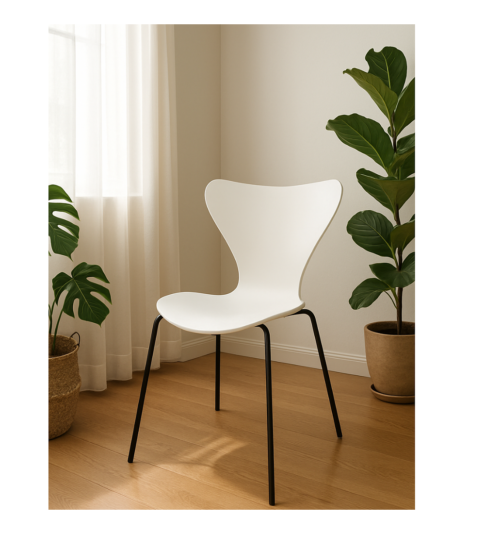 Silla Corazón PP Black