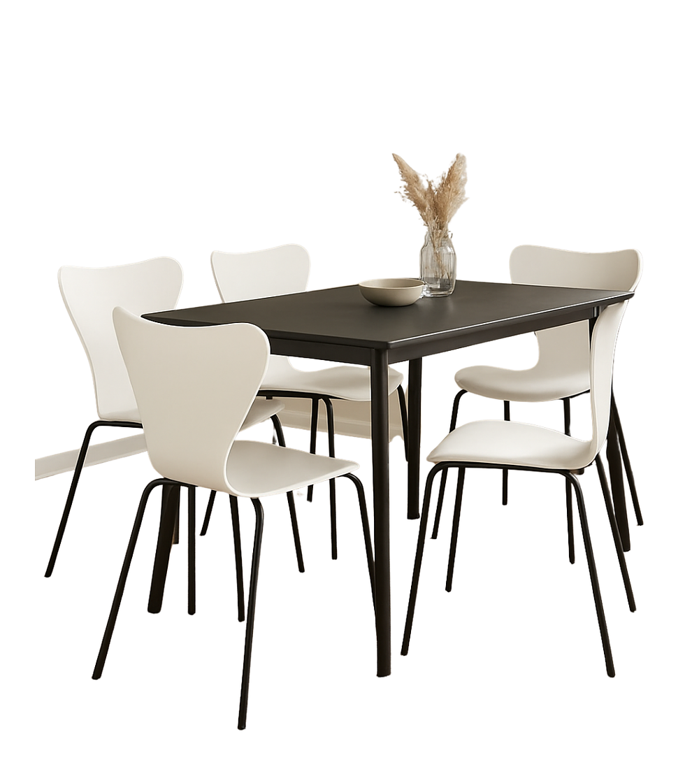 Silla Corazón PP Black