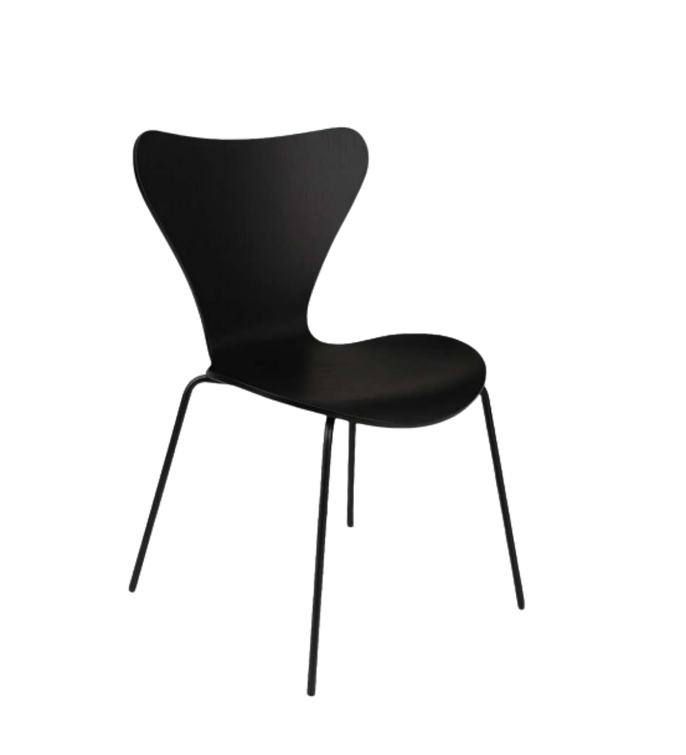 Silla Corazón PP Black