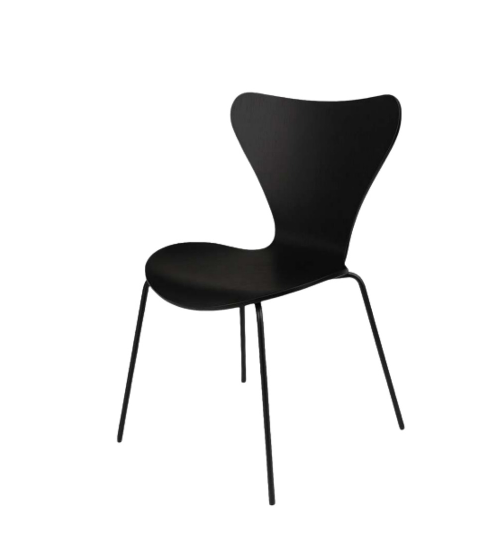 Silla Corazón PP Black