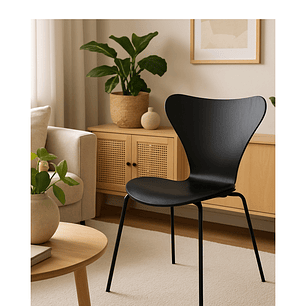 Silla Corazón PP Black