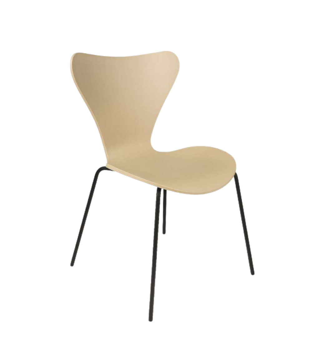 Silla Corazón PP Black