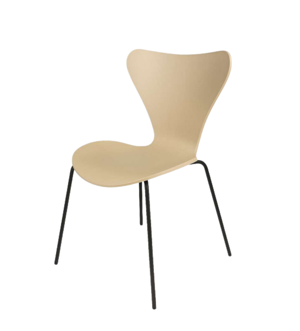 Silla Corazón PP Black