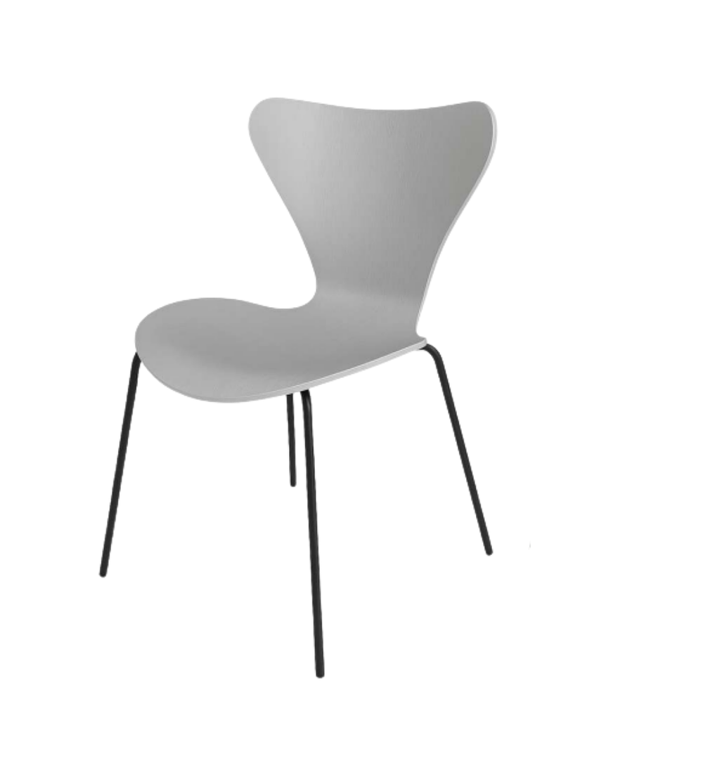 Silla Corazón PP Black