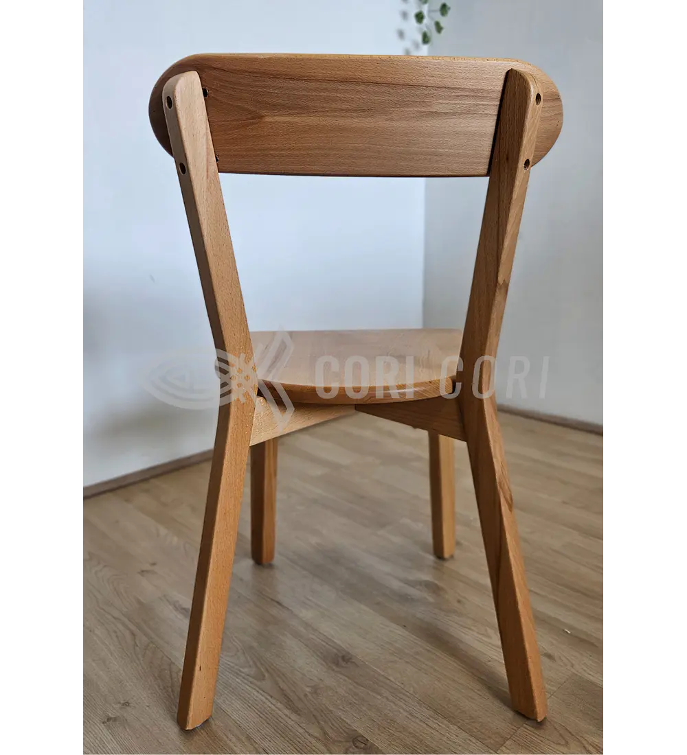 Comedor Warwick 120cm + 4 Sillas Fresno Madera