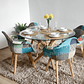 Comedor Warwick 120cm  + 4 Butacas Patchwork  - Miniatura 8