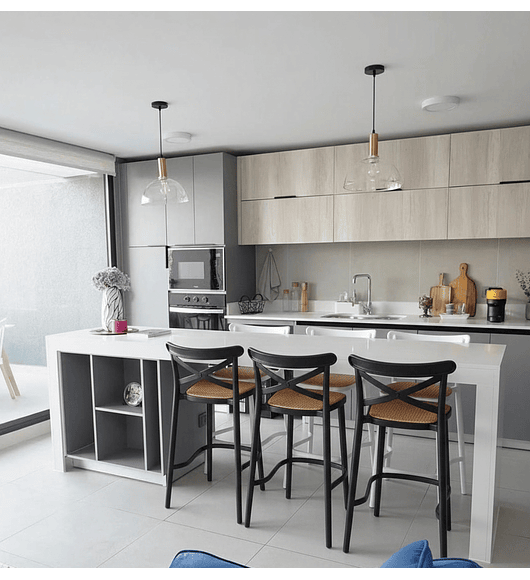 Pack 4 Taburetes Danubio (65 cm)