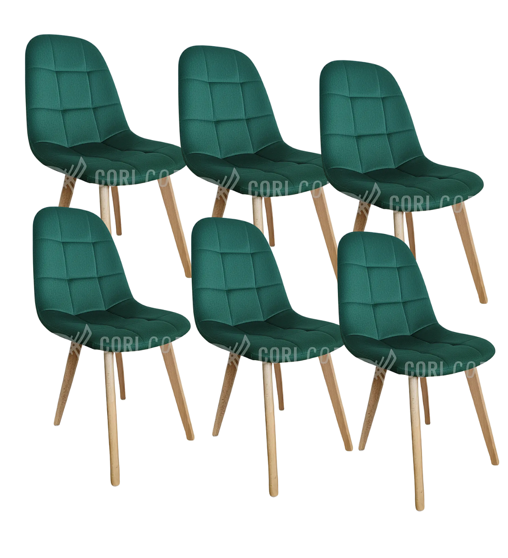 Pack 6 Sillas Capitonne Velvet