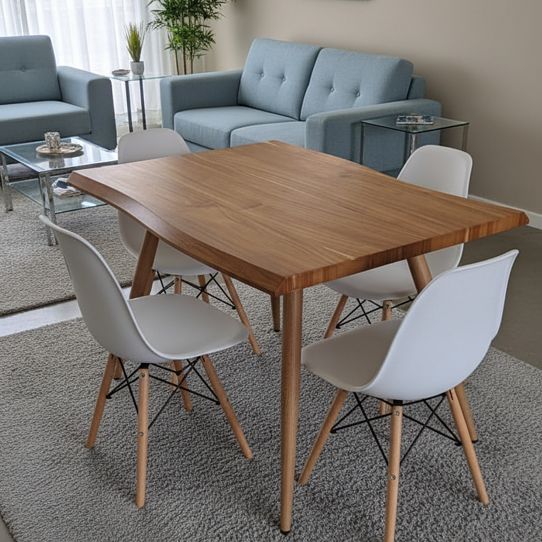 Mesa Rubi Rustica 120x80cms 4