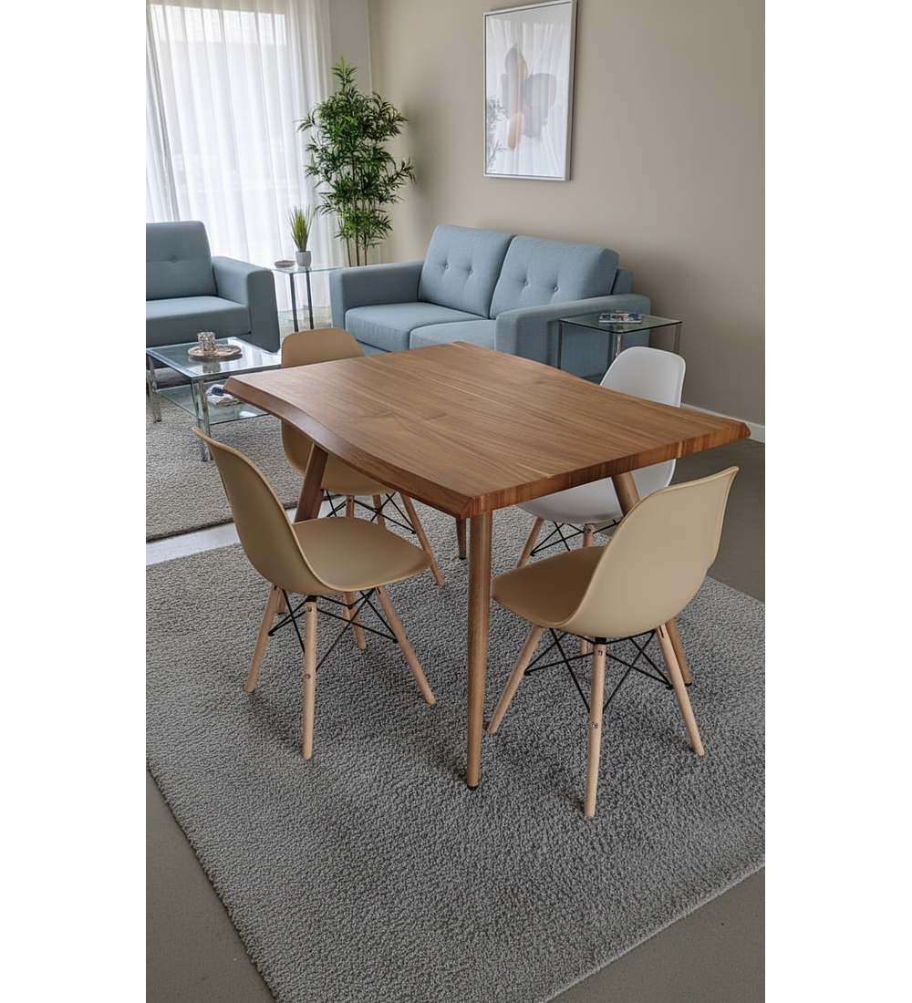 Mesa Rubi Rustica 120x80cms