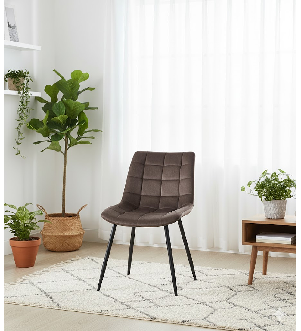 Silla Capitonne Top Black