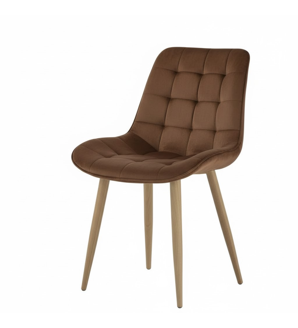 Pack 4 Sillas Capitonne Top Wood