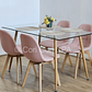 Comedor Rubi 120x80cms + 4 Sillas Capitonne Velvet  - Miniatura 17