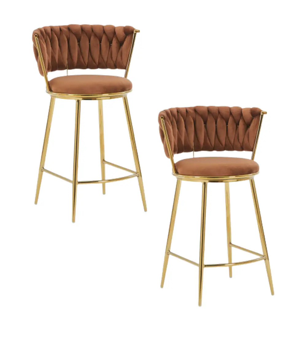 Pack 2 Taburetes Bar Queen Fijo