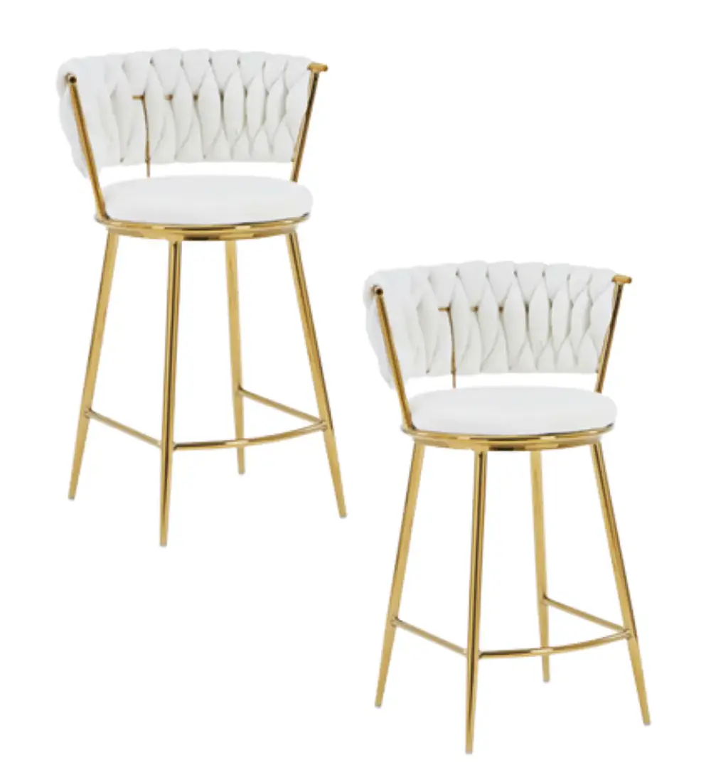 Pack 2 Taburetes Bar Queen Fijo