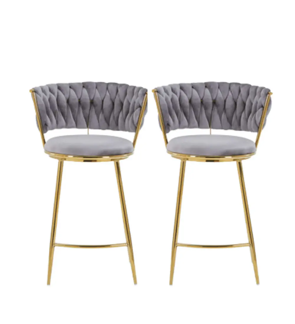 Pack 2 Taburetes Bar Queen Fijo