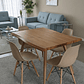 Mesa Rubi Rustica 120x80cms + 4 Silla Eames - Miniatura 7