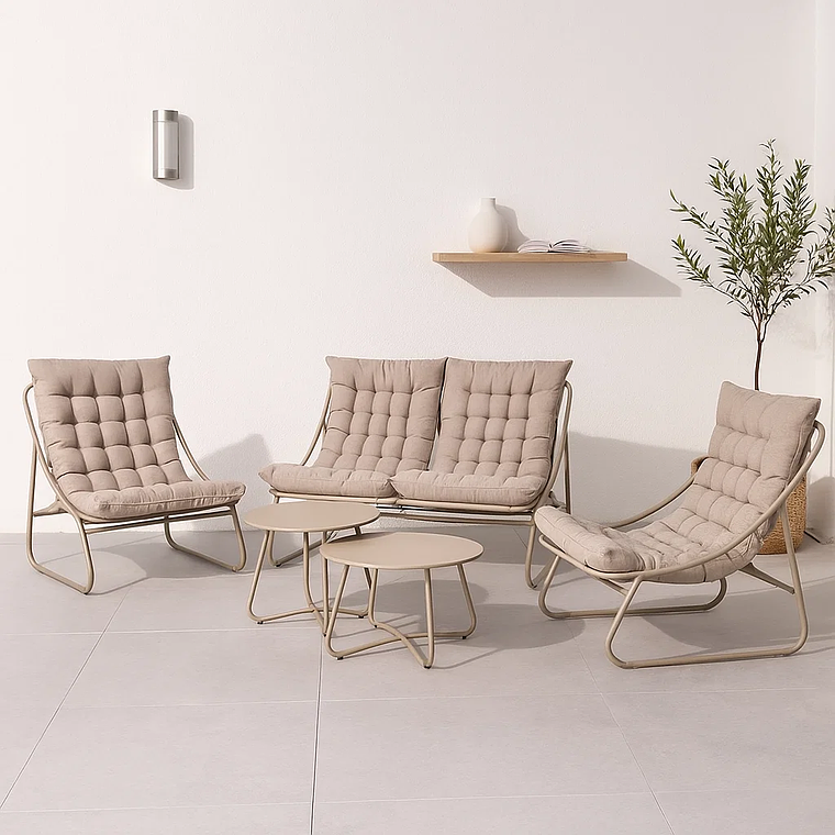 Set Arena 3 Sofás y 2 Mesas de Centro 1