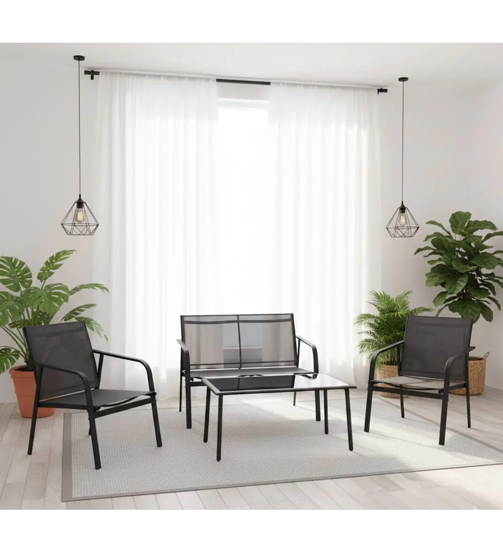 Set Aero 3 Sofás y 1 Mesa de Centro